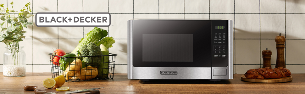 BLACK+DECKER Digital Microwave Oven